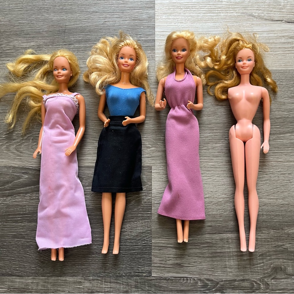 Vintage Barbie dolls